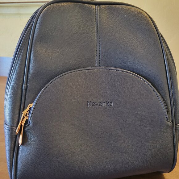 Navy Blue Women's Backpack - Picture 1 of 3